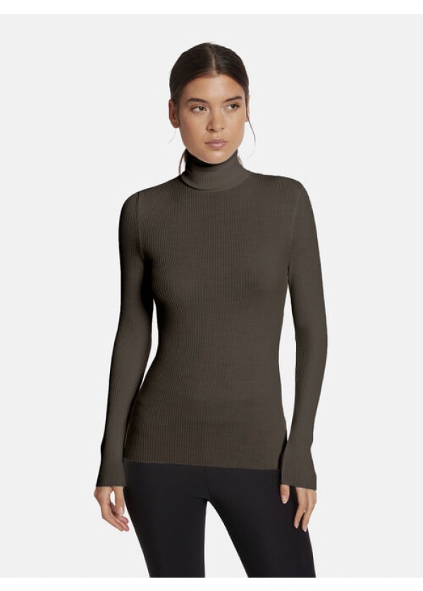 MERINO FINE RIB TOP LONG SLEEVE