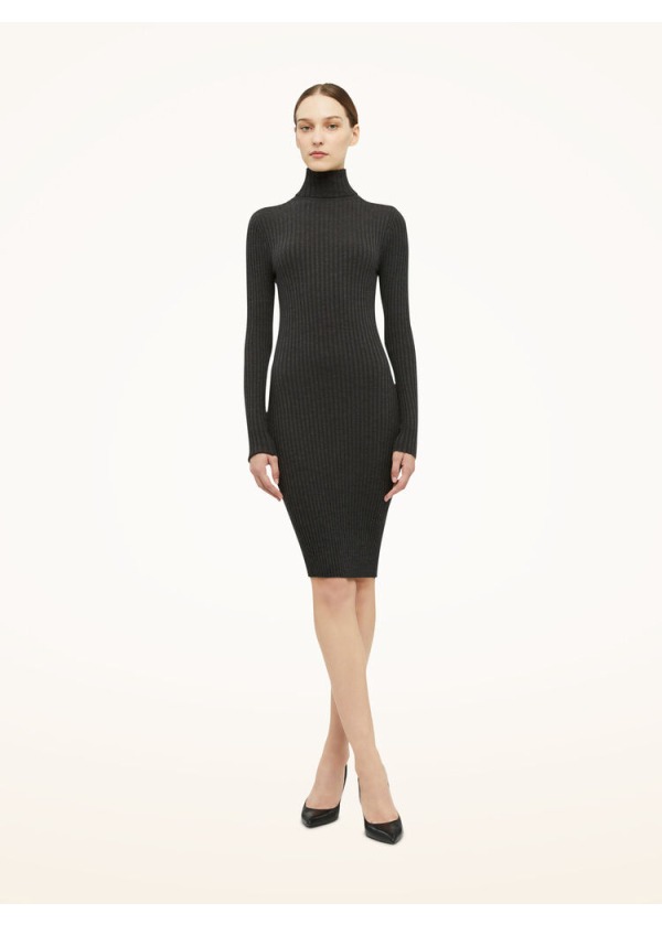 MERINO RIB DRESS